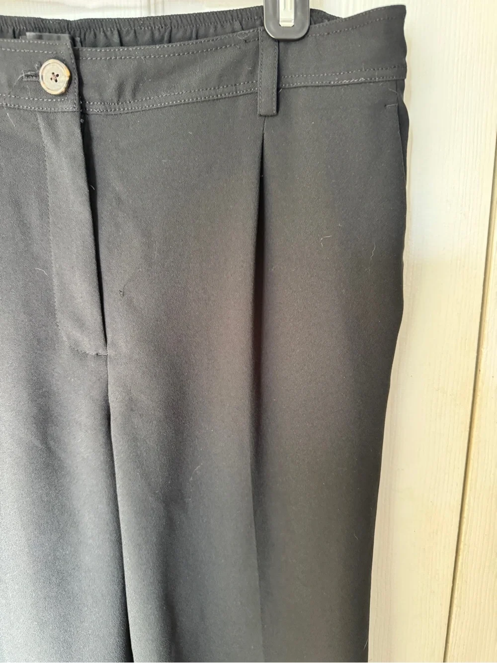 J Crew women’s tailored easy pants 365 crepe size 14. Black